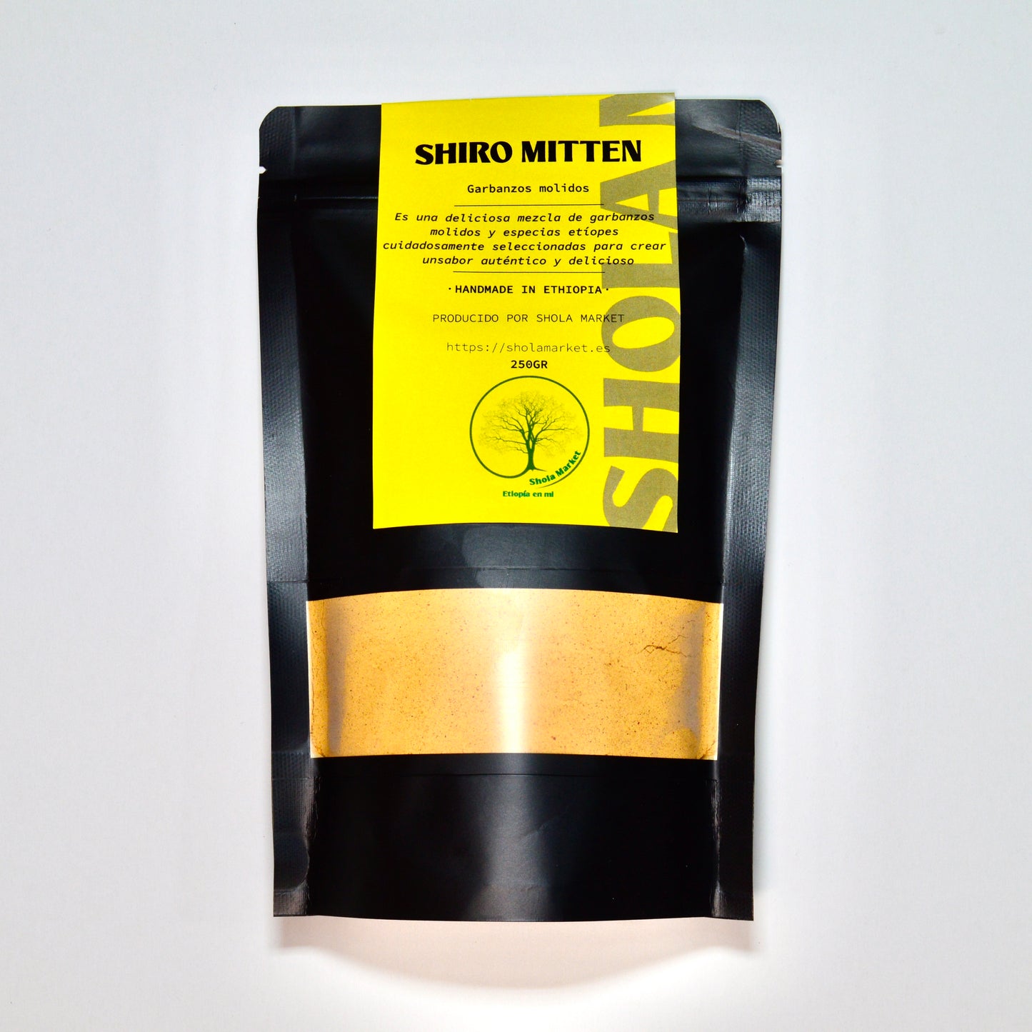 Garbanzos molidos con especias - Shiro Mitten